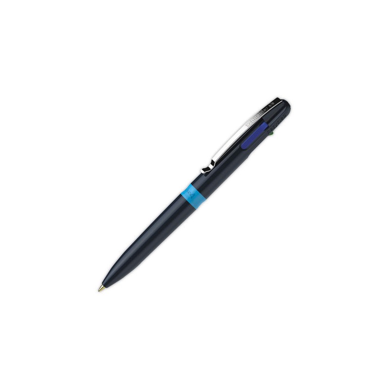 Stylo à bille 4 couleurs SCHNEIDER TAKE 4  - Fiducial