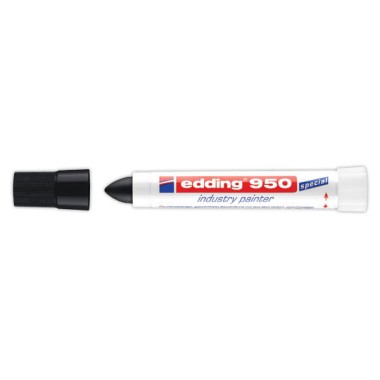 Craie industrielle EDDING 950 - noire  - Fiducial