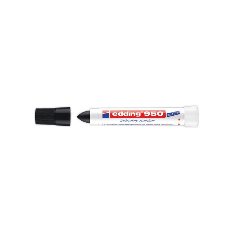 Craie industrielle EDDING 950 - noire  - Fiducial
