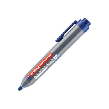 Edding retract 12 marqueur bleu pour tableaux blancs  - Fiducial