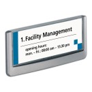 Plaque de porte CLICK SIGN "Titre"  - Fiducial