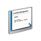 Plaque de porte CLICK SIGN A6 paysage  - Fiducial