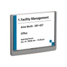 Plaque de porte CLICK SIGN A5 paysage  - Fiducial