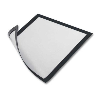 Pochettes de signalisation cadre magnétique Magaframe-A4-cadre noir  x5 - Fiducial