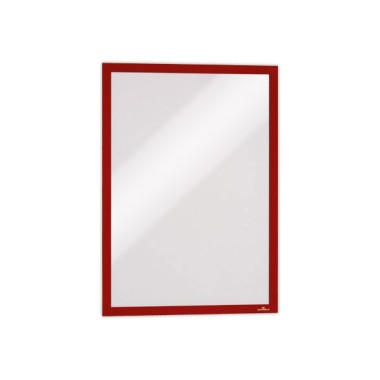 Cadres d'affichage adhésif Duraframe-A3 - Rouge  x2 - Fiducial