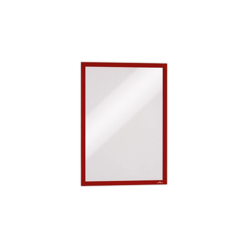 Cadres d'affichage adhésif Duraframe-A3 - Rouge  x2 - Fiducial
