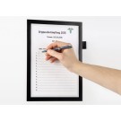 Pochette cadre adhésive A4 noire DURAFRAME NOTE  - Fiducial