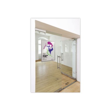 Cadre d'affichage adhésif Duraframe - A2 - Argent  - Fiducial