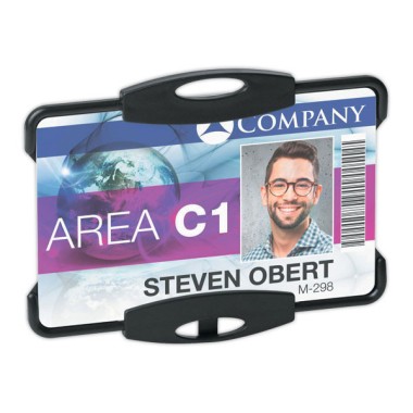 Porte-badge ouvert pour 1 catre de sécurité DURABLE  x10 - Fiducial