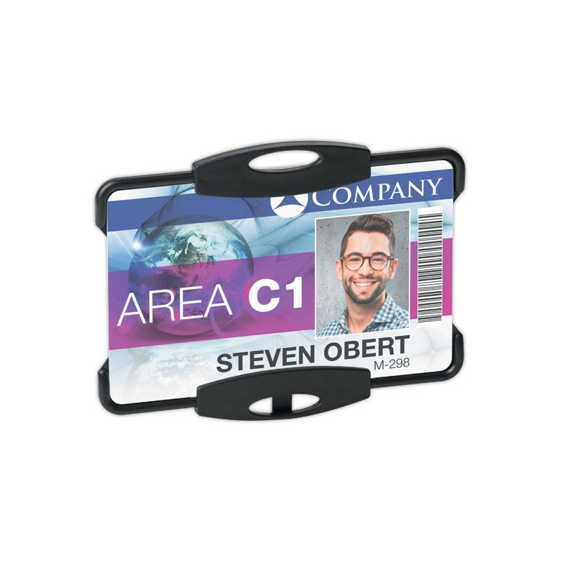 Porte-badge ouvert pour 1 catre de sécurité DURABLE  x10 - Fiducial