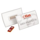 Porte-badge à aimant ClickFold Fix Plus 9x5,4 cm DURABLE  x10 - Fiducial