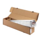Pochette adhésive de signalisation Duraframe - A1 - cadre argent  - Fiducial