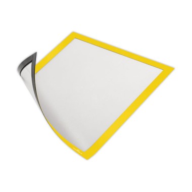 cadres d'affichage magnétique DURAFRAME - Jaune  x5 - Fiducial