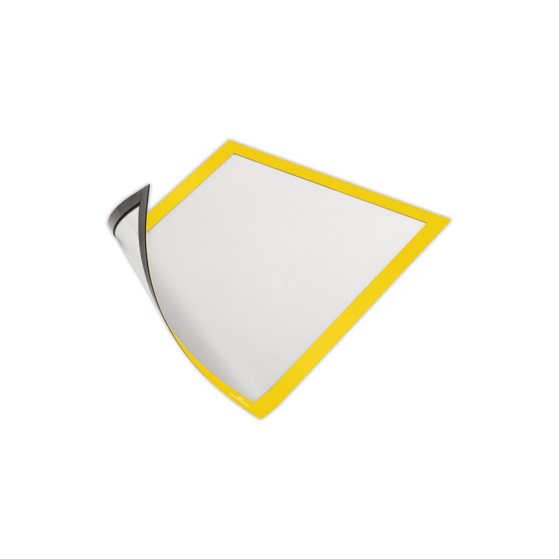 cadres d'affichage magnétique DURAFRAME - Jaune  x5 - Fiducial