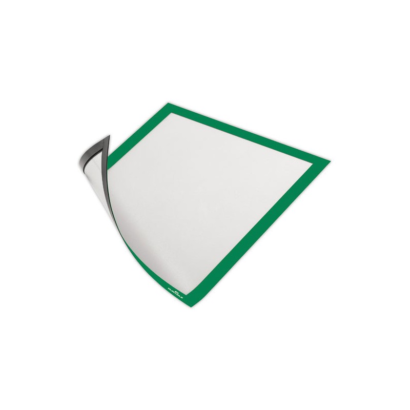 cadres d'affichage magnétique DURAFRAME - Vert  x5 - Fiducial