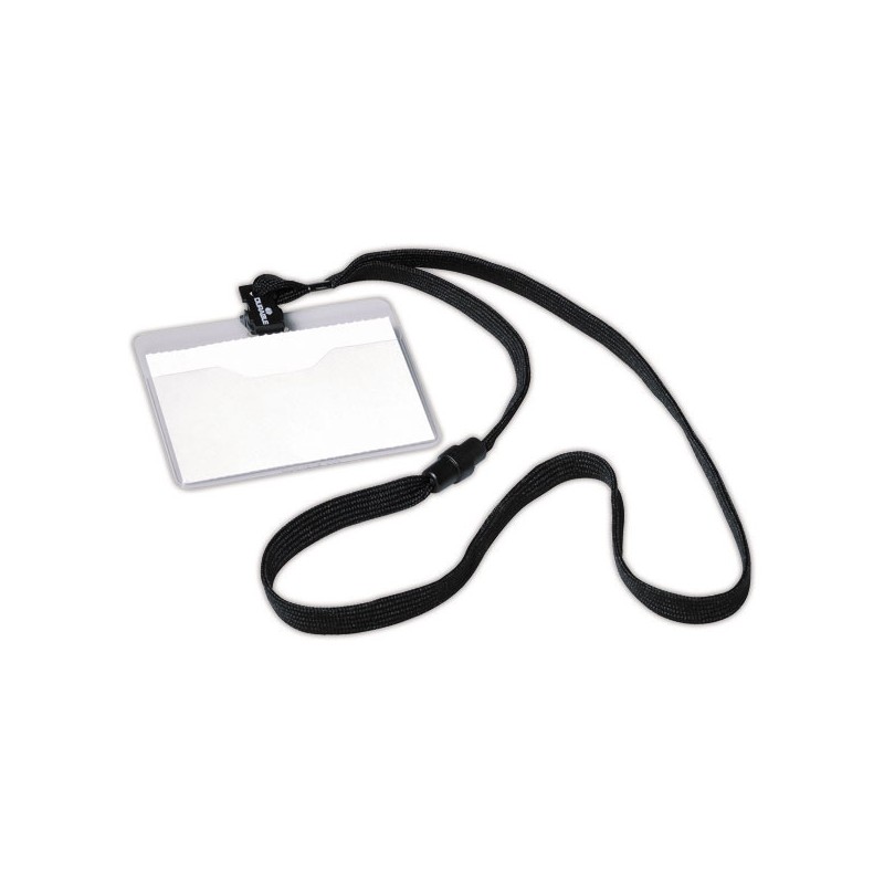 Porte-noms avec lacet textile  x10 - Fiducial