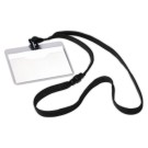 Porte-noms avec lacet textile  x10 - Fiducial