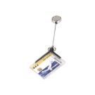 Porte-carte 1 carte de luxe avec enrouleur chromé DURABLE  x10 - Fiducial