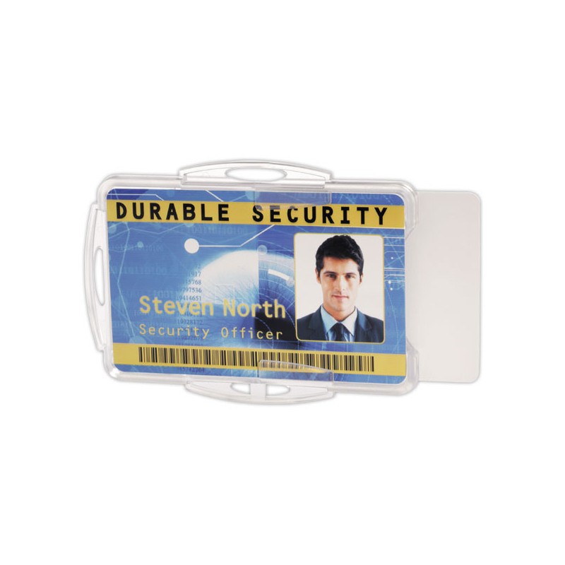 Porte-cartes de sécurité ouvert 54 x 85 mm (H x L)  x10 - Fiducial