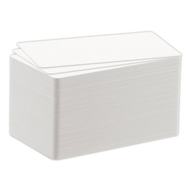 Cartes plastiques vierges 0,50 mm pourimprimante DURACARD ID 300.  x100 - Fiducial