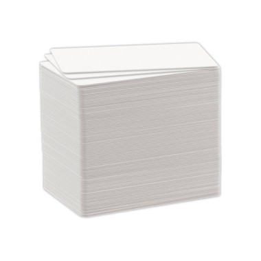 Cartes plastiques vierges standard 0,76 mm.  x100 - Fiducial