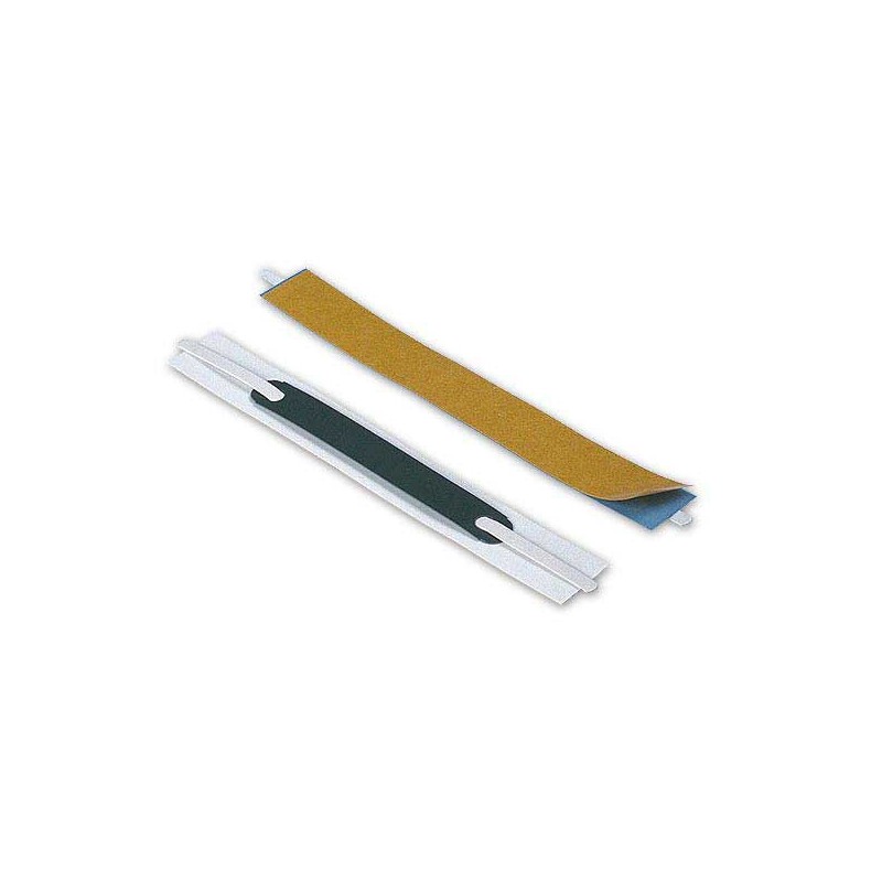 Attaches Flexi adhésives-8cm-blanc  x100 - Fiducial