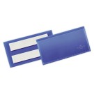 Pochettes logistiques 100x38mm bleu foncé  x50 - Fiducial