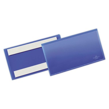 Pochettes logistiques 150x67mm bleu foncé  x50 - Fiducial