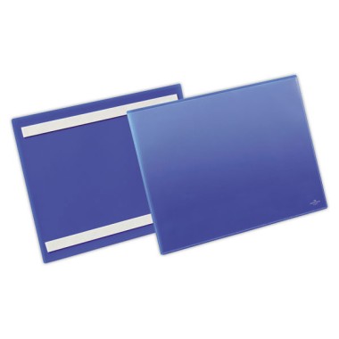 Pochettes logistiques A4 paysage bleu foncé  x50 - Fiducial