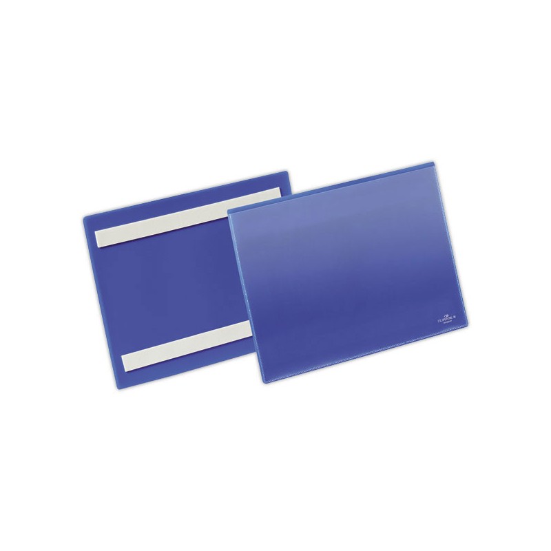 Pochettes logistiques A5 paysage bleu foncé  x50 - Fiducial