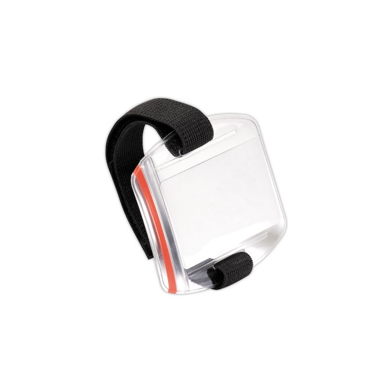 Brassards porte-carte transparents  x10 - Fiducial