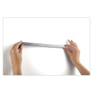 Barres magnétiques 29.7 cm avec fixation ahésive. Argent.  x5 - Fiducial