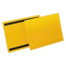 Pochettes logistiques magnétiques A4 paysage jaune DURABLE  x50 - Fiducial