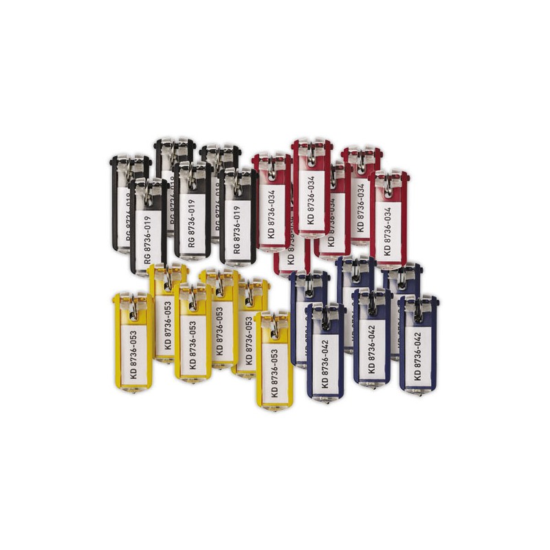 Porte-clé KEY CLIP - DURABLE 24 pièces  x24 - Fiducial