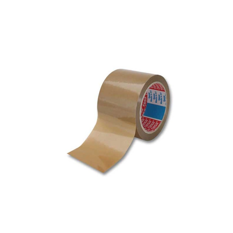 Rouleau d'adhésif d'emballage PVC grande largeur - 66 m x 75 mm  - Fiducial