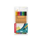 Stylos-feutres STABILO Point 88 - écriture fine  x10 - Fiducial