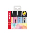 Surligneurs STABILO Boss Original Assortis pastel  x4 - Fiducial