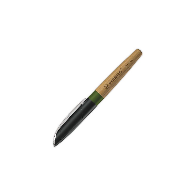 Stylo plume en bois Stabilo - bleu  - Fiducial