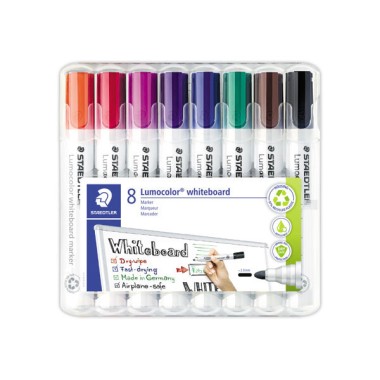 Marqueurs STAEDTLER - Pointe ogive  x8 - Fiducial