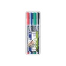 Feutres de rétroprojection permanent STAEDTLER LUMOCOLOR - 0.6mm  x4 - Fiducial