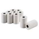 Bobines de papier terminaux carte bancaire 57X30x8 sans BPA  x10 - Fiducial