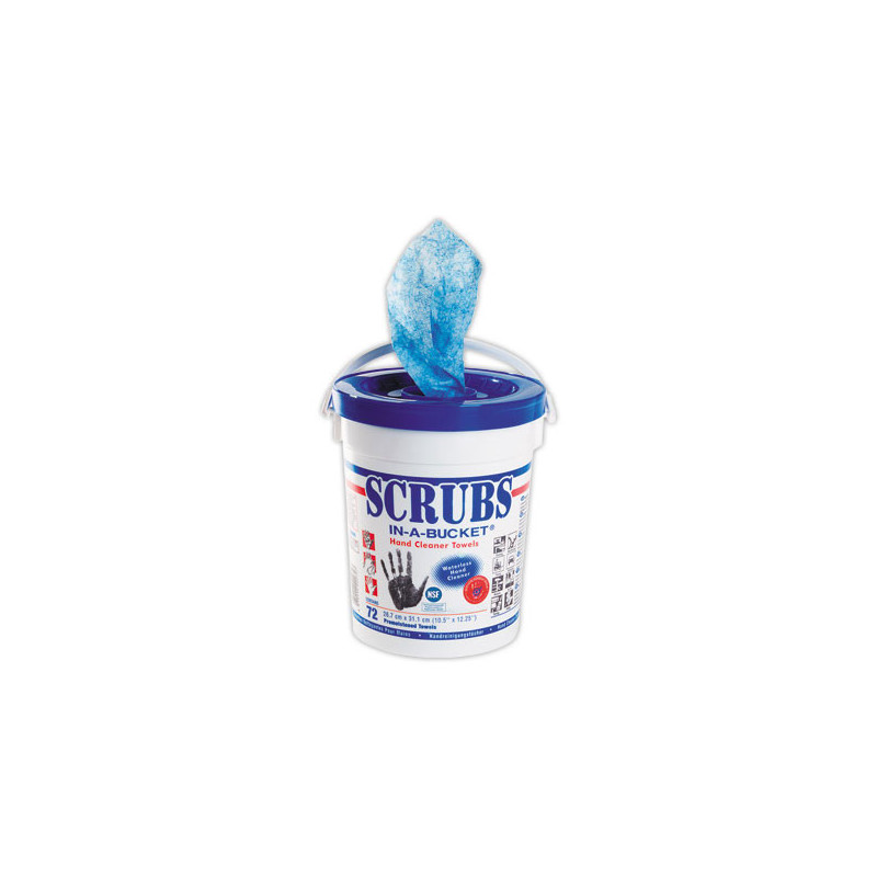 Lingettes nettoyantes mains en atelierSCRUBS  - Fiducial