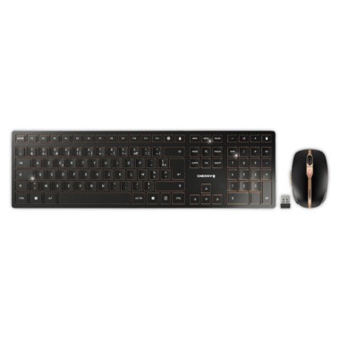 Kit clavier + souris sans fil CHERRY DW9100 SLIM  - Fiducial