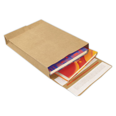 pochettes réutilisables kraft 162x229x40 120g  x250 - Fiducial
