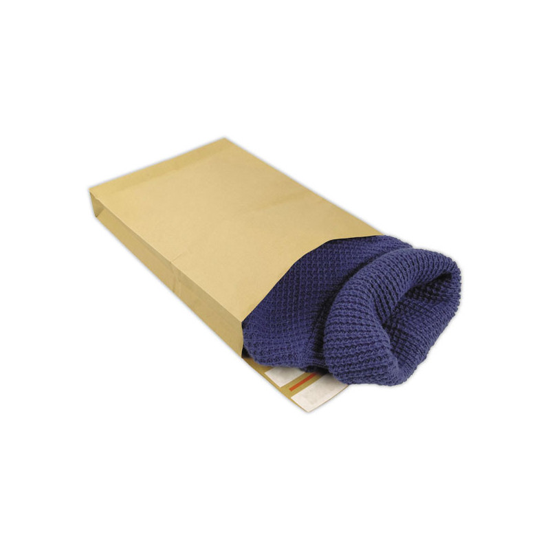pochettes réutilisables kraft 250x350x50 120g  x250 - Fiducial