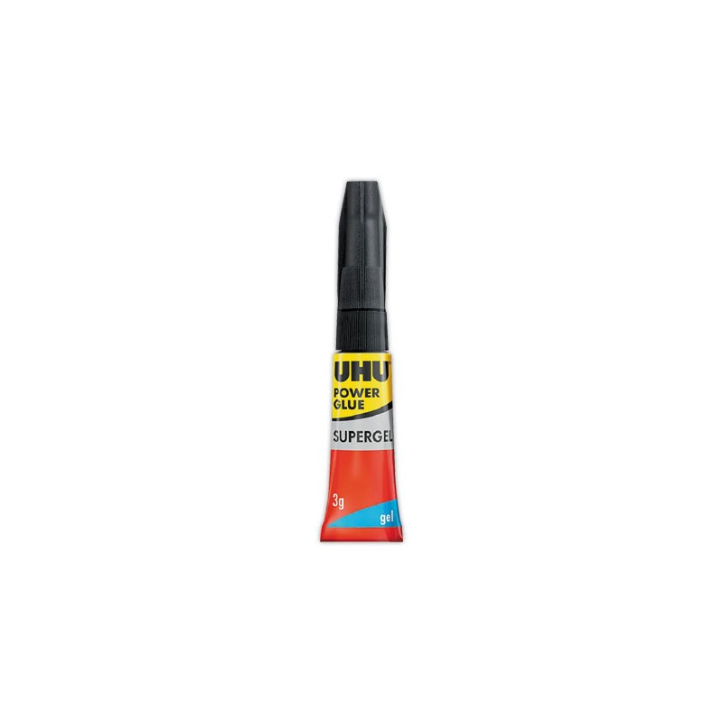 Colle cyanoacrylate gel super puissante UHU - 3g  - Fiducial