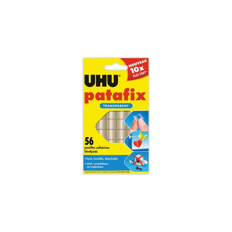 Patafix transparent - 56 pastilles  - Fiducial