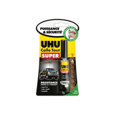 Tube de colle COLLE TOUT SUPER UHU - Gel 7g  - Fiducial