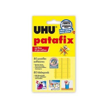 Pâtes adhésives PATAFIX - jaune  - Fiducial