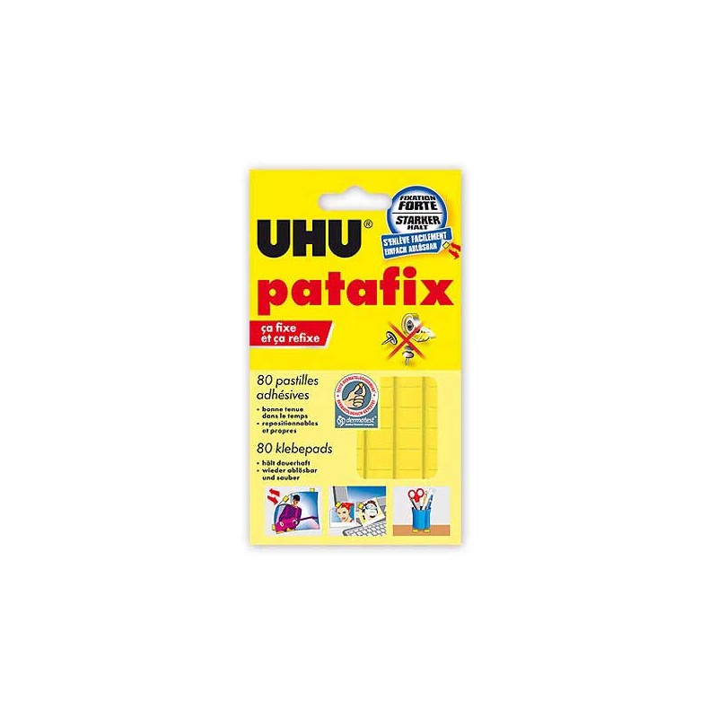 Pâtes adhésives PATAFIX - jaune  - Fiducial